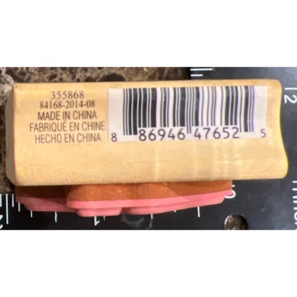 355868 Craft Smart "Theres No Place Like Home For The Holidays" Rubber Stamp - Picture 4 of 4